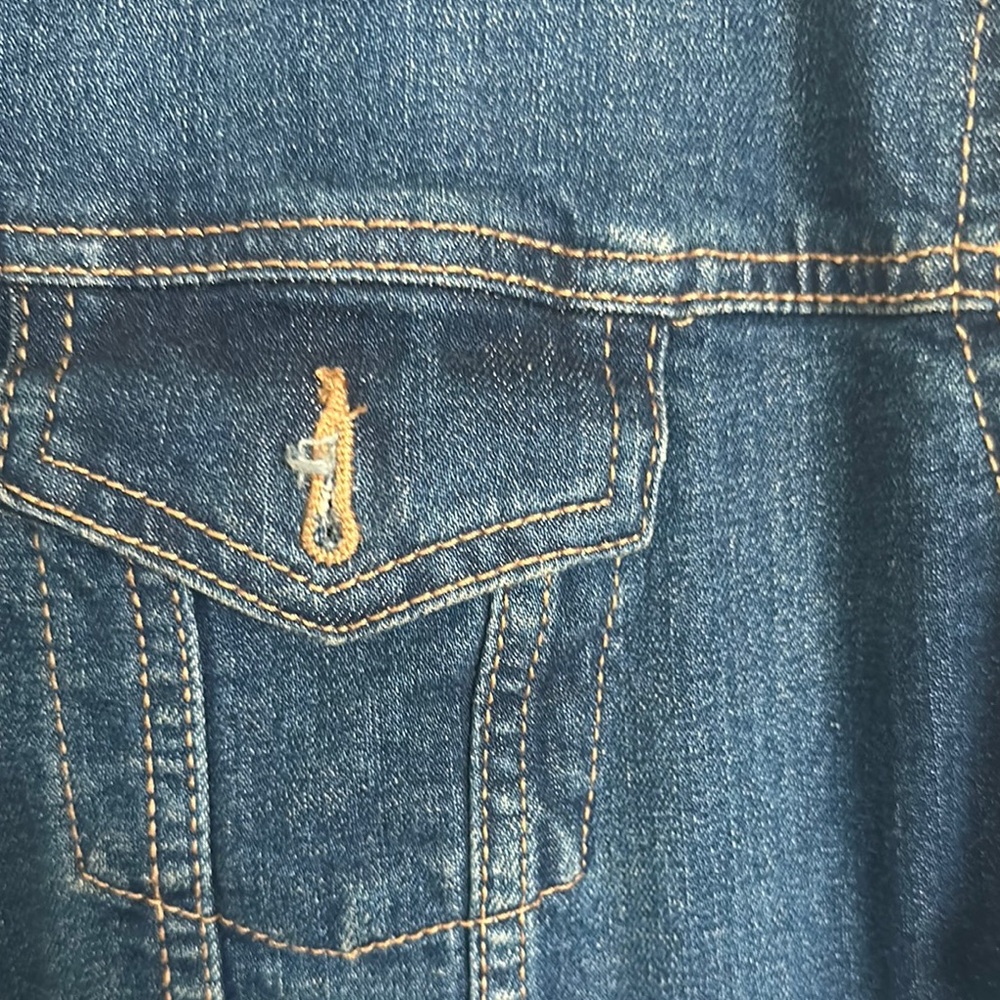 Levi's Dark Blue Denim Jacket - Picture 3 of 5